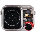 Housing Assembly Compatible For Watch Series 8 (45MM) (Used OEM Pull: Grade A) (Cellular Version) (Aluminum / Starlight)