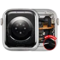 Housing Assembly Compatible For Watch Series 8 (45MM) (Used OEM Pull: Grade A) (GPS Version) (Aluminum / Silver)