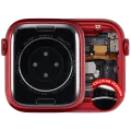 Housing Assembly Compatible For Watch Series 9 (41MM) (Used OEM Pull: Grade A) (Cellular Version) (Aluminum / Red)