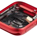 Housing Assembly Compatible For Watch Series 9 (41MM) (Used OEM Pull: Grade A) (Cellular Version) (Aluminum / Red)