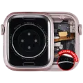 Housing Assembly Compatible For Watch Series 9 (41MM) (Used OEM Pull: Grade A) (Cellular Version) (Aluminum / Pink)