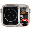 Housing Assembly Compatible For Watch Series 9 (41MM) (Used OEM Pull: Grade A) (Cellular Version) (Aluminum / Starlight)