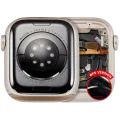 Housing Assembly Compatible For Watch Series 9 (41MM) (Used OEM Pull: Grade A) (GPS Version) (Aluminum / Starlight)