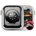 Housing Assembly Compatible For Watch Series 9 (41MM) (Used OEM Pull: Grade A) (GPS Version) (Aluminum / Silver)