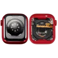 Housing Assembly Compatible For Watch Series 9 (41MM) (Used OEM Pull: Grade A) (GPS Version) (Aluminum / Red)