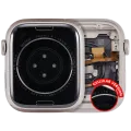 Housing Assembly Compatible For Watch Series 9 (45MM) (Used OEM Pull: Grade A) (Cellular Version) (Aluminum / Starlight)