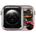 Housing Assembly Compatible For Watch Series 9 (45MM) (Used OEM Pull: Grade A) (GPS Version) (Aluminum / Starlight)