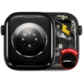 Housing Assembly Compatible For Watch Series 10 (42MM) (Used OEM Pull: Grade A) (GPS Version) (Aluminum / Jet Black)