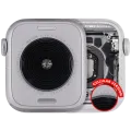 Housing Assembly Compatible For Watch Series SE 2nd (40MM) (Used OEM Pull: Grade A) (Cellular Version) (Aluminum / Silver)