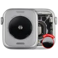 Housing Assembly Compatible For Watch Series SE 2nd (40MM) (Used OEM Pull: Grade A) (GPS Version) (Aluminum / Silver)