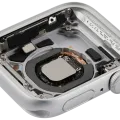 Housing Assembly Compatible For Watch Series SE 2nd (40MM) (Used OEM Pull: Grade A) (GPS Version) (Aluminum / Silver)