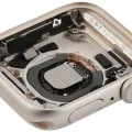 Housing Assembly Compatible For Watch Series SE 2nd (40MM) (Used OEM Pull: Grade A) (GPS Version) (Aluminum / Starlight)