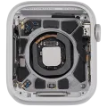 Housing Assembly Compatible For Watch Series SE 2nd (44MM) (Used OEM Pull: Grade A) (Cellular Version) (Aluminum / Silver)