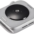 Housing Assembly Compatible For Watch Series SE 2nd (44MM) (Used OEM Pull: Grade A) (GPS Version) (Aluminum / Silver)