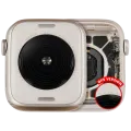 Housing Assembly Compatible For Watch Series SE 2nd (44MM) (Used OEM Pull: Grade A) (GPS Version) (Aluminum / Starlight)