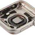 Housing Assembly Compatible For Watch Series SE 2nd (44MM) (Used OEM Pull: Grade A) (GPS Version) (Aluminum / Starlight)