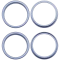 Back Camera Bezel Ring Only For iPhone 17 (Mist Blue) (2 Piece Set)