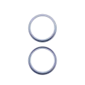 Back Camera Bezel Ring Only For iPhone 17 (Mist Blue) (2 Piece Set)