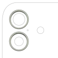 Back Camera Bezel Ring Only For iPhone 17 (Sage) (2 Piece Set)