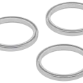 Back Camera Bezel Ring Only For iPhone 17 Pro / 17 Pro Max (Silver) (3 Piece Set)