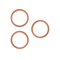 Back Camera Bezel Ring Only For iPhone 17 Pro / 17 Pro Max (Cosmic Orange) (3 Piece Set)