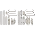 Hard Buttons (Power / Volume / Switch) For iPhone 17 Pro / 17 Pro Max (Silver)