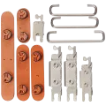 Hard Buttons (Power / Volume / Switch) For iPhone 17 Pro / 17 Pro Max (Cosmic Orange)