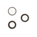 Back Camera Lens (Glass Only) With Adhesive For iphone 17 Pro / 17 Pro Max (3 piece set) (Real Sapphire) (Premium) (10 Pack)