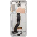 OLED Assembly With Frame For Samsung Galaxy S20 Plus 5G (Aftermarket Plus) (Cloud White)
