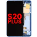 OLED Assembly With Frame For Samsung Galaxy S20 Plus 5G (Aftermarket Plus) (Aura Blue)