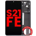 Дисплейний модуль OLED для Samsung Galaxy S21 FE 5G (US & International Version) (Aftermarket Plus) (графітовий)