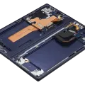 Inner OLED Assembly With Frame For Samsung Galaxy Z Fold 6 5G (US & International) (Refurbished) (Navy)