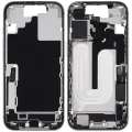 Mid-Frame Housing W/ Charging Port Flex & Small Parts For iPhone 17 (US Version) (Used OEM Pull: Grade A) (White)