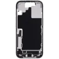 Mid-Frame Housing W/ Charging Port Flex & Small Parts For iPhone 17 (US Version) (Used OEM Pull: Grade A) (White)