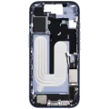 Mid-Frame Housing W/ Charging Port Flex & Small Parts For iPhone 17 (US Version) (Used OEM Pull: Grade A) (Mist Blue)