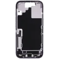 Mid-Frame Housing W/ Charging Port Flex & Small Parts For iPhone 17 (US Version) (Used OEM Pull: Grade A) (Lavender)