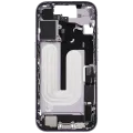 Mid-Frame Housing W/ Charging Port Flex & Small Parts For iPhone 17 (US Version) (Used OEM Pull: Grade A) (Lavender)
