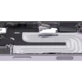 Mid-Frame Housing W/ Charging Port Flex & Small Parts For iPhone 17 (US Version) (Used OEM Pull: Grade A) (Lavender)