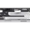 Mid-Frame Housing W/ Charging Port Flex & Small Parts For iPhone 17 (EU / Global Version) (Used OEM Pull: Grade A) (White)