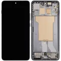 OLED Assembly With Frame For Motorola Edge 70 ( XT2601 / 2025）(Refurbished) (Gadget Gray)