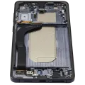 OLED Assembly With Frame For Samsung Galaxy S25 Edge (US & International Version) (Aftermarket Plus) (Titanium Jetblack)