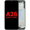 OLED Assembly With Frame For Samsung Galaxy A26 5G (A266 / 2025) (Aftermarket Plus) (Black)