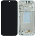 OLED Assembly With Frame For Samsung Galaxy A26 5G (A266 / 2025) (Aftermarket Plus) (White)