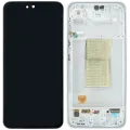 OLED Assembly With Frame For Samsung Galaxy A36 5G (A366 / 2025) (Refurbished) (White)