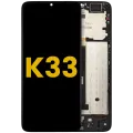 LCD Assembly With frame For TCL K33 (Refurbished) (All Colors)