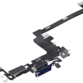 Charging Port Flex Cable For iPhone 17 Pro (Aftermarket Plus) (International Version) (Deep Blue)