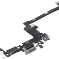 Charging Port Flex Cable For iPhone 17 Pro (Aftermarket Plus) (International Version) (Silver)