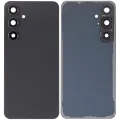 Back Cover Glass With Camera Lens For Samsung Galaxy S24 FE (No Logo) (Aftermarket Plus) (Graphite)