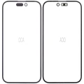 Скло екрана 2 в 1 (з нанесеним OCA) для iPhone 14 Pro (10 шт)