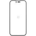 Скло екрана 2 в 1 (з нанесеним OCA) для iPhone 14 Pro (10 шт)